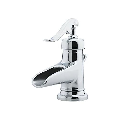  Pfister LG42YP0C Ashfield Single Control 4 Centerset Bathroom Faucet in Polished Chrome, Water-Efficient Model