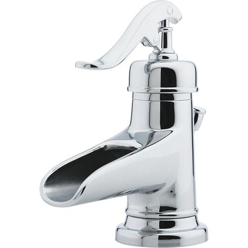  Pfister LG42YP0C Ashfield Single Control 4 Centerset Bathroom Faucet in Polished Chrome, Water-Efficient Model