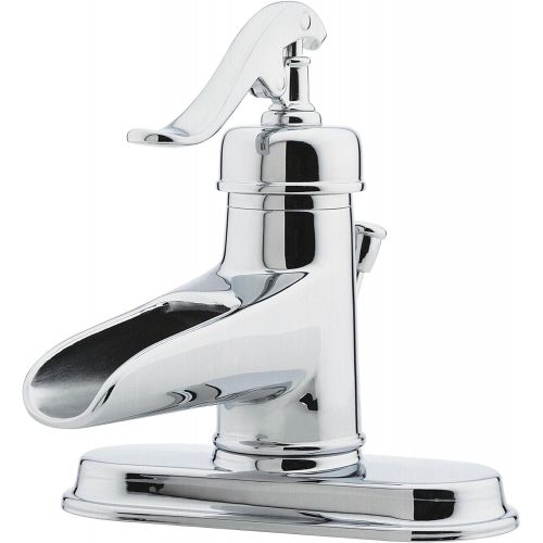  Pfister LG42YP0C Ashfield Single Control 4 Centerset Bathroom Faucet in Polished Chrome, Water-Efficient Model