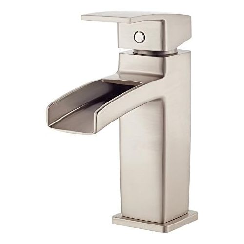  Pfister LG42DF0K Kenzo Single Control Waterfall 4 Centerset Bathroom Faucet in Brushed Nickel, Water-Efficient Model