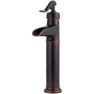 Pfister LF040YP0U Ashfield Single Control Vessel Bathroom Faucet in Rustic Bronze, Water-Efficient Model