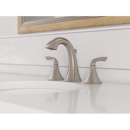  Pfister LG49-BS0K Bronson 8 Widespread Bathroom Faucet, Brushed Nickel