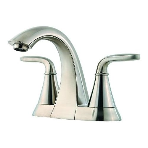  Pfister LF048PDKK Pasadena 2 Handle 4 Inch Centerset Bathroom Faucet in Brushed Nickel