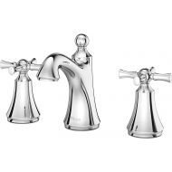 Pfister LF049-THRC Thurmont Widespread Bathroom Faucet with Cross Handles, Polished Chrome