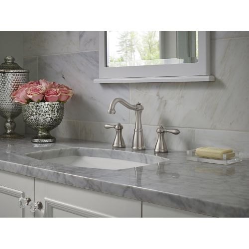  Pfister LG49M0BK LG49-M0BK Marielle 2-Handle 8 Widespread Bathroom Faucet in Brushed Nickel, 1.2gpm