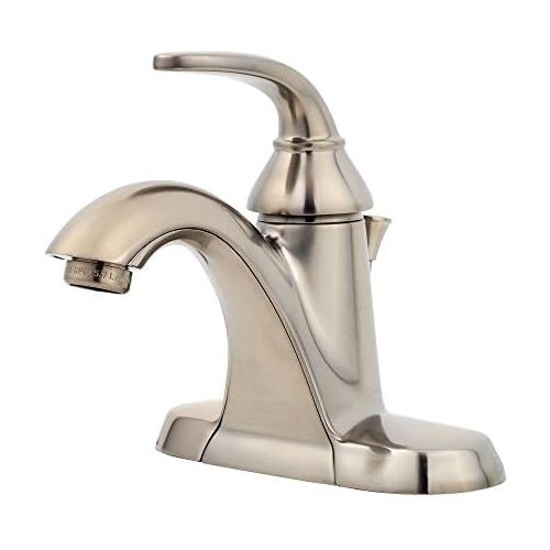  Pfister LF042PDKK Pasadena Single Control 4 Inch Centerset Bathroom Faucet in Brushed Nickel