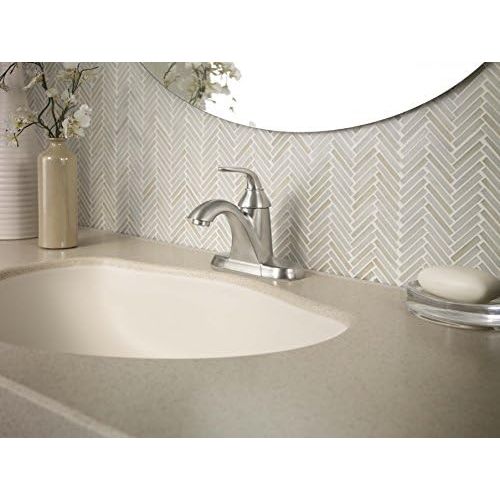  Pfister LF042PDKK Pasadena Single Control 4 Inch Centerset Bathroom Faucet in Brushed Nickel