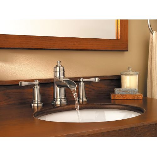 Pfister LF049YW2K Ashfield 2-Handle 8 Widespread Bathroom Faucet in Brushed Nickel, Water-Efficient Model