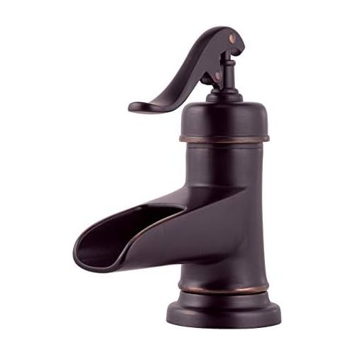  Pfister LF-M42-YPYY Ashfield Single Control 4 Centerset Bathroom Faucet in Tuscan Bronze, 1.2gpm