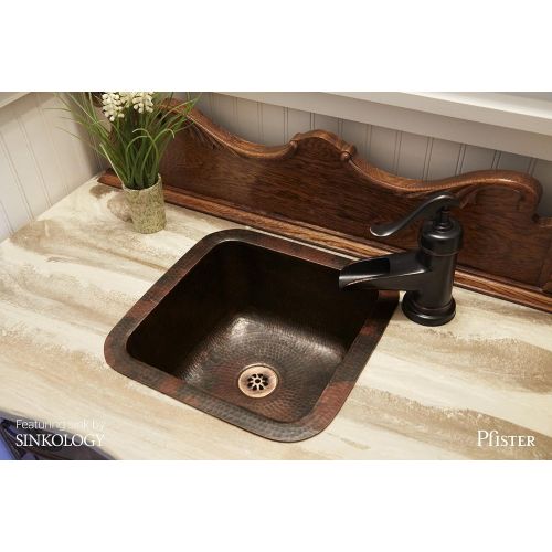  Pfister LF-M42-YPYY Ashfield Single Control 4 Centerset Bathroom Faucet in Tuscan Bronze, 1.2gpm