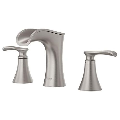  Pfister LF-049-JDGS Jaida Waterfall Widespread Bathroom Sink Faucet, Spot Defense Brushed Nickel