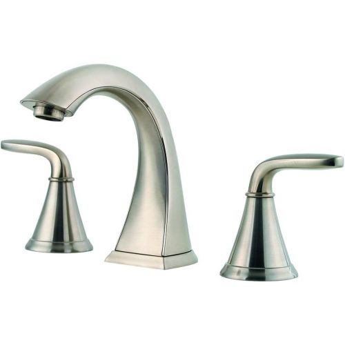  Pfister LF049PDKK Pasadena 2 Handle 8 Inch Widespread Bathroom Faucet in Brushed Nickel