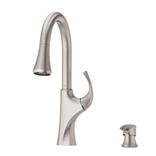  Pfister F-529-7MRGS Miri 1-Handle Pull-Down Kitchen Faucet Spot Defense Stainless Steel