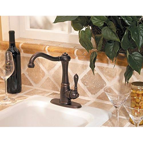  Pfister Marielle 1-Handle Bar/Prep Kitchen Faucet, Tuscan Bronze