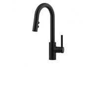 Pfister LG572SAB Stellen 1-Handle Pull Down Bar/Prep Faucet, Matte Black