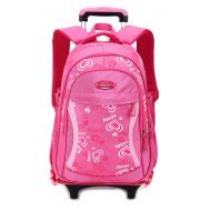 Kids Rolling Backpack Phaedra FU Cute School Backpack With Wheels For Girls