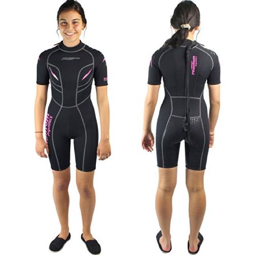  Phantom Aquatics Womens Marine Shorty Wetsuit