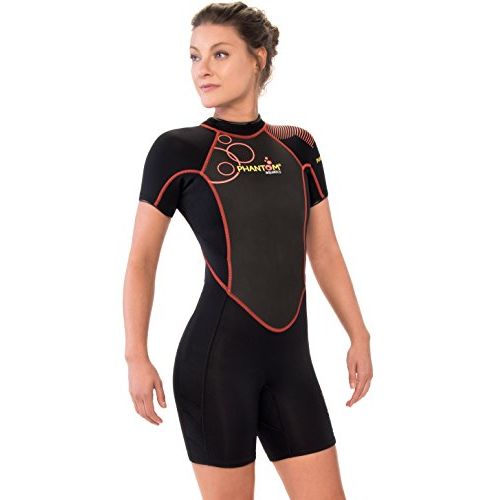  Phantom Aquatics Womens Voda Premium Shorty Wetsuit