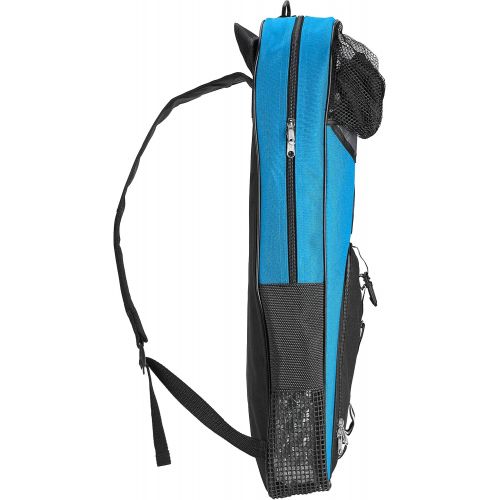  [아마존베스트]Phantom Aquatics Snorkeling Backpack Diving Gear Bag with Shoulder Strap - Fits Fins, Snorkel, Mask and More - Ideal Travel Bag for Scuba Diving, Snorkeling Gear Equipment and Wate