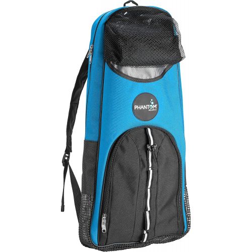  [아마존베스트]Phantom Aquatics Snorkeling Backpack Diving Gear Bag with Shoulder Strap - Fits Fins, Snorkel, Mask and More - Ideal Travel Bag for Scuba Diving, Snorkeling Gear Equipment and Wate