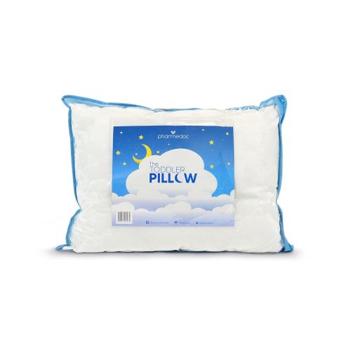  PharMeDoc Toddler Pillow for Kids 14 x 19 inch - No Pillowcase Needed - Machine Washable