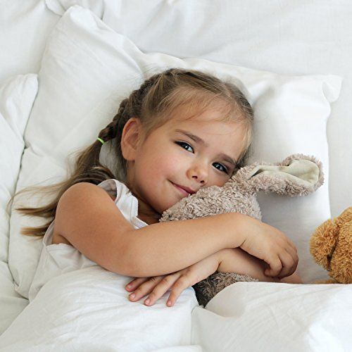  PharMeDoc Toddler Pillow for Kids 14 x 19 inch - No Pillowcase Needed - Machine Washable