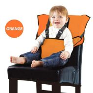 Phasuk Orange Seat Travel High Chair Baby Feeding Booster Safety Seat Harness Babies Toddlers