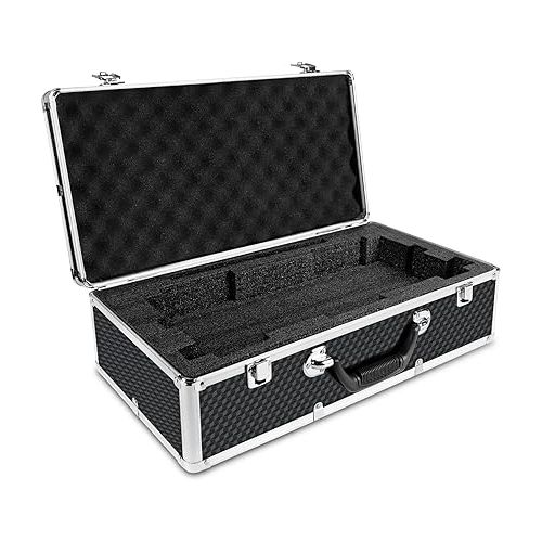  Phenyx Pro Wireless Microphone System PTU-5200 Bundle with The Customizable Large Size Carrying Case