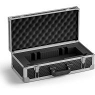 Phenyx Pro Large Size Carrying Case, Customizable Pre-Diced Foam, Aluminum Alloy Sturdy Build, Ideal for Wireless Mic System Storage & Camera Gear Transportation