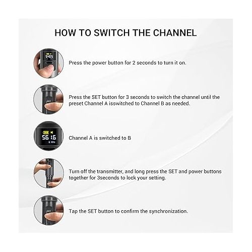  Phenyx Pro PTU-52 Wireless UHF Handheld Microphone Transmitter with Selectable 30 Frequencies