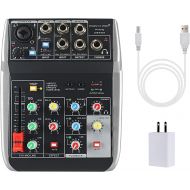 [아마존베스트]Phenyx Pro USB Audio Interface Mixer, 4-Channel, 3-Band EQ, Echo Effects, Audio Mixer with Interface to PC for Music Recording, Ideal for Live Streaming, Recording (PTX-10)