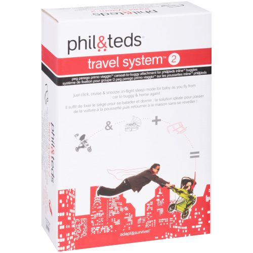 제네릭 Generic Phil & Teds Travel System 2 Carseat-to-Buggy Attachment