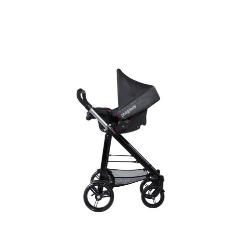  Phil&teds phil&teds Smart Customizable Frame Stroller, Black