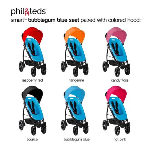  Phil&teds phil&teds Smart Customizable Frame Stroller, Black