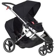 Phil&teds Phil and Teds Voyager Stroller WITH Doubles Kit (Black)