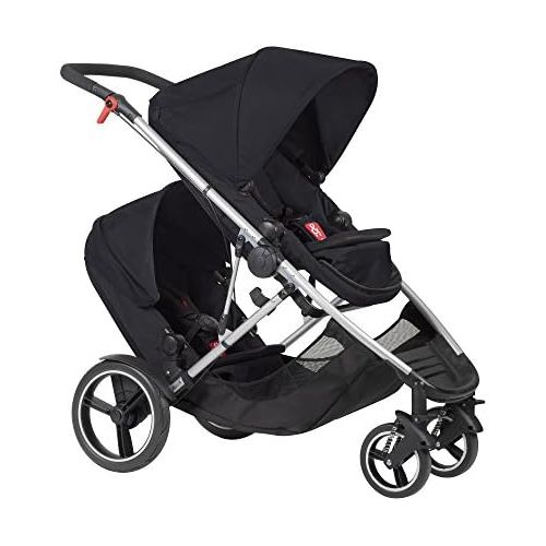  Phil&teds Phil and Teds Voyager Stroller WITH Doubles Kit (Black)