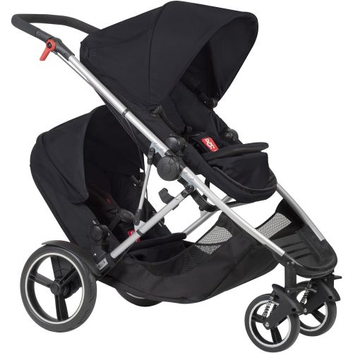  Phil&teds Phil and Teds Voyager Stroller WITH Doubles Kit (Black)