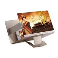 Phil Electronics Screen Magnifier Pu Material 8 Inch 3D Hd Movie Video Amplifier Folding Stand for iPhone Kinds of Smart Phones Eye Protection Radiation Protection 2013cm,Gold
