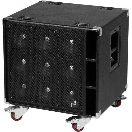  Phil Jones Bass},description:The Phil Jones Bass C9 is a 9x5 loudspeaker enclosure that introduces PJB’s latest in driver technology, the Chrome Dome 5A. This compact cabinet is bu