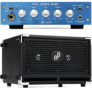 Phil Jones Bass BP-200 200-watt Bass Amplifier Head with Black 2 x 5-inch 200-watt Cabinet