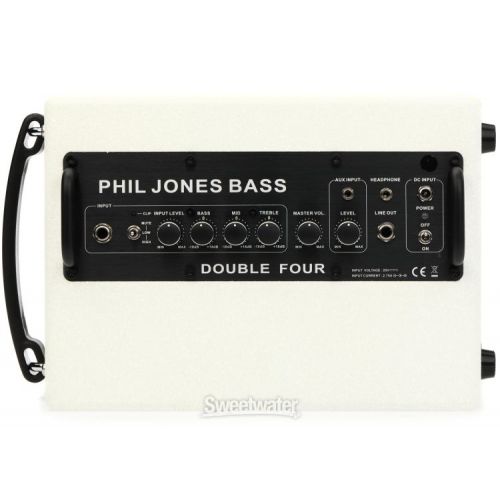  Phil Jones Bass Double Four 2 x 4-inch 70-watt Bass Combo Amp - White