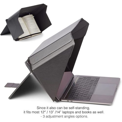  [아마존베스트]Philbert Design NEW Technology! Made from Organic Materials | Laptop Sun Shade & Privacy Cover/Hood for most 13-14, Black | Universal | Only Cover Providing Complete Privacy and Sun Protection | P