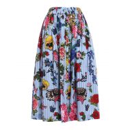 Philipp Plein Kaylima printed poplin cotton skirt