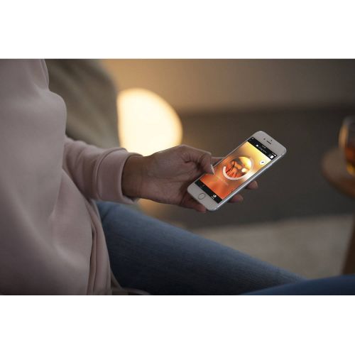 필립스 Philips Hue White Smart A19 Starter Kit, 60W Equivalent, Hub Included, 2 Bulbs