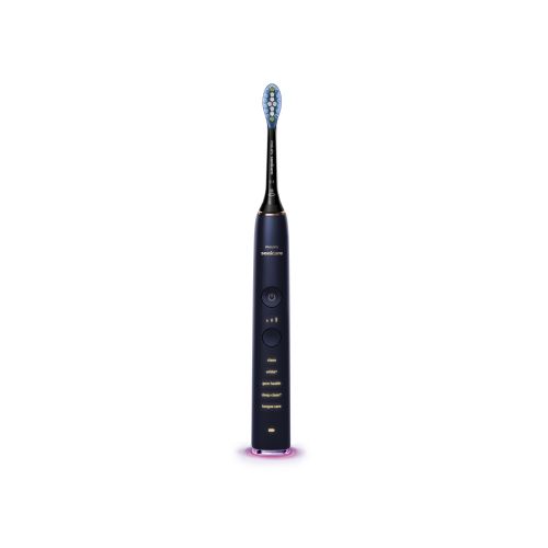 필립스 Philips Sonicare DiamondClean Smart 9700 Electric, Rechargeable toothbrush for Complete Oral Care, with Charging Travel Case  9700 Series, Lunar Blue, HX9957/51