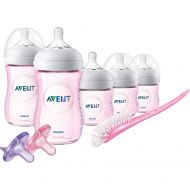 Philips AVENT Philips Avent Natural Baby Bottle Pink Gift Set, SCD206/11