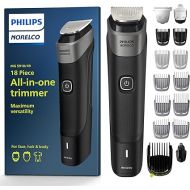 Philips Norelco Multigroom Series 5000 18 Piece, Beard Face, Hair, Body and Intimate Hair Trimmer for Men - NO BLADE OIL MG5910/49