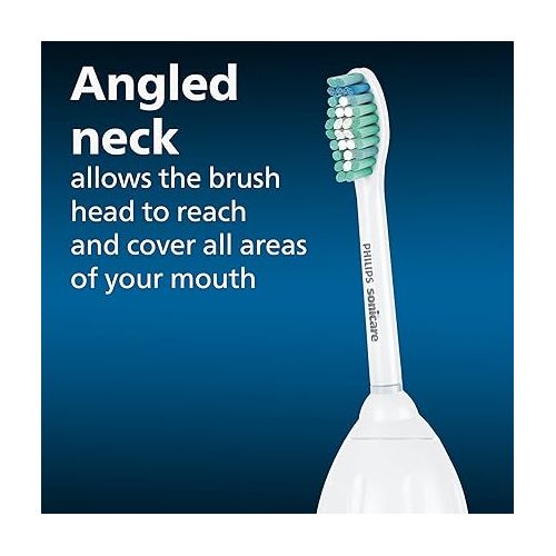 필립스 Philips Sonicare Genuine E-Series Replacement Toothbrush Heads, 2 Brush Heads, White, HX7022/66