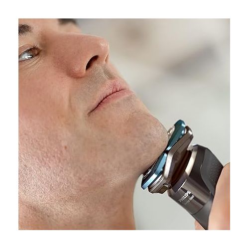 필립스 Philips Series 7000 Shaver ? Wet and Dry Electric Shaver, Beard, Stubble and Moustache Trimmer with SkinIQ Technology, Black