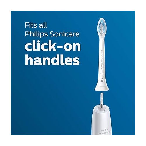 필립스 Philips Sonicare Optimal Gum Care Replacement Toothbrush Heads, HX9034/65, BrushSync™ Technology, White 4-pk